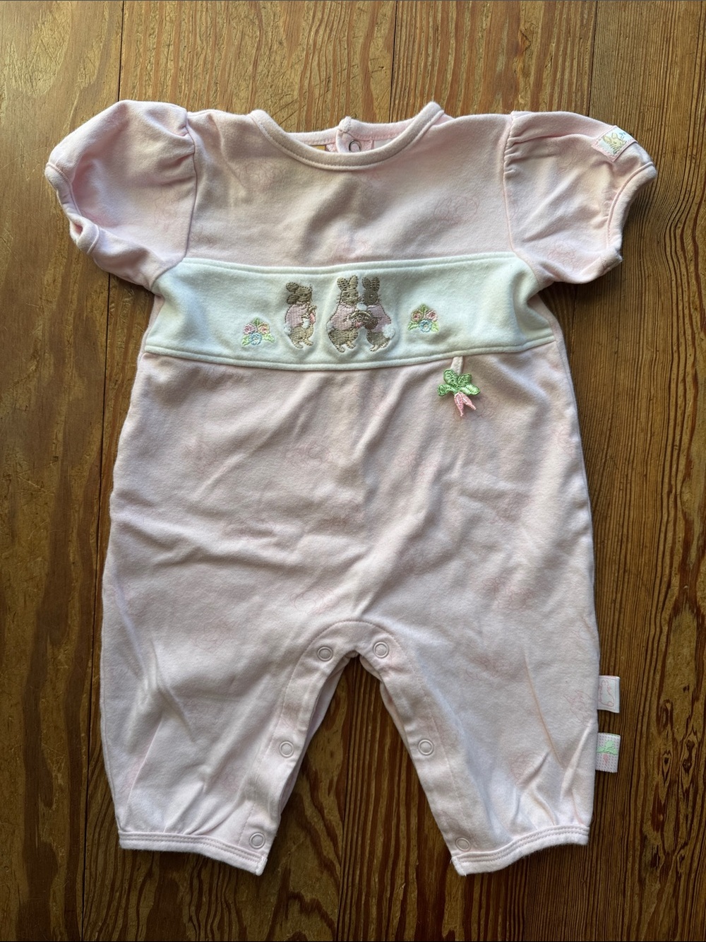 Pink Peter Rabbit Onsie